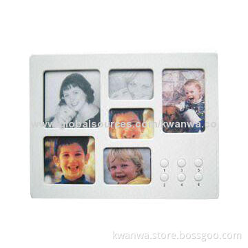 Shenzhen novelty design digital funny beautiful photo frames, can accommodate up to six photos